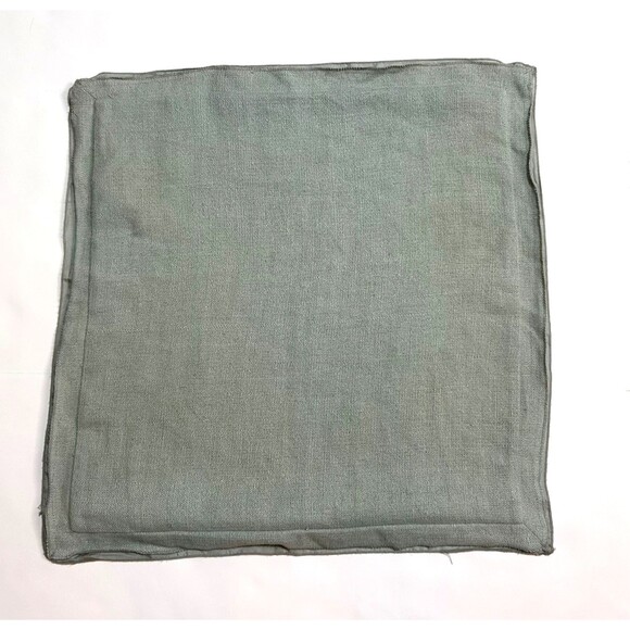 Pottery Barn Linen Sage Green Sea Foam Throw Pillow Cover 20" X 20" - Picture 1 of 6